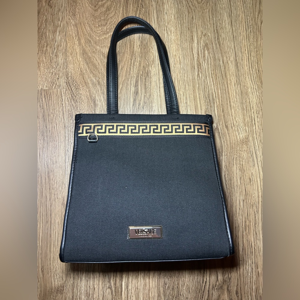Versace Black handbag Tote